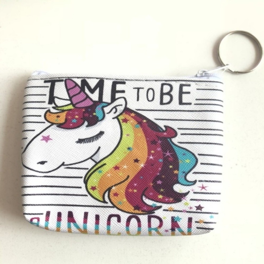 Time To Be a Unicorn Change Purse